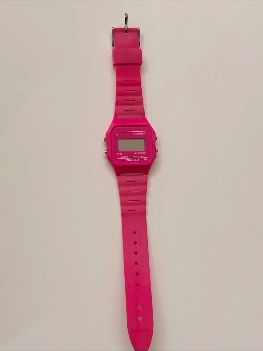 Hot Pink Indiglo 90s Watch